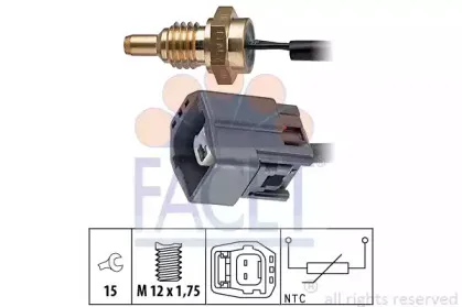 7.3295 FACET Датчик, температура охлаждающей жидкости 7.3295 FACET Датчик, температура охлаждающей жидкости