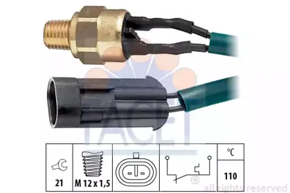 7.4089 FACET термовыключатель, сигнальная лампа охлаждающей жидкости 7.4089 FACET термовыключатель, сигнальная лампа охлаждающей жидкости
