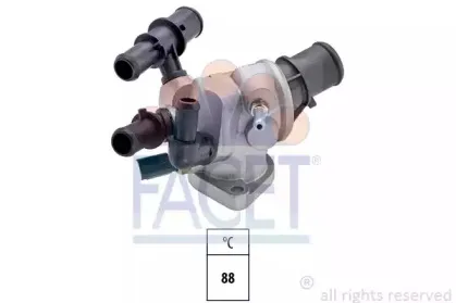 7.8180 FACET Термостат, охлаждающая жидкость 7.8180 FACET Термостат, охлаждающая жидкость