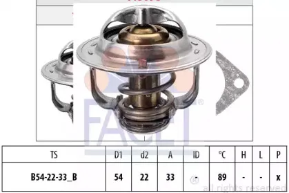 7.8693S FACET Термостат, охлаждающая жидкость 7.8693S FACET Термостат, охлаждающая жидкость