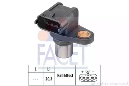 9.0346 FACET Датчик, положение распределительного вала 9.0346 FACET Датчик, положение распределительного вала