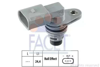 9.0368 FACET Датчик, положение распределительного вала 9.0368 FACET Датчик, положение распределительного вала