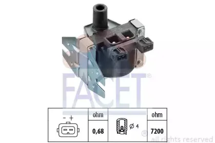 9.6092 FACET Катушка зажигания 9.6092 FACET Катушка зажигания