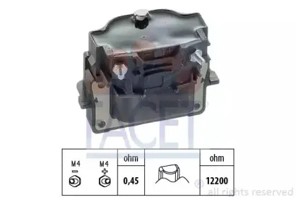 9.6098 FACET Катушка зажигания 9.6098 FACET Катушка зажигания