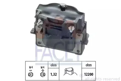 9.6099 FACET Катушка зажигания 9.6099 FACET Катушка зажигания