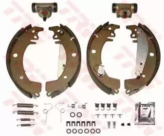 BK1023 TRW Комплект тормозных колодок BK1023 TRW Комплект тормозных колодок