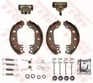 BK1630 TRW Комплект тормозных колодок BK1630 TRW Комплект тормозных колодок