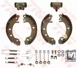 BK1641 TRW Комплект тормозных колодок BK1641 TRW Комплект тормозных колодок