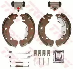 BK1766 TRW Комплект тормозных колодок BK1766 TRW Комплект тормозных колодок