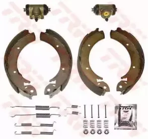 BK1940 TRW Комплект тормозных колодок BK1940 TRW Комплект тормозных колодок