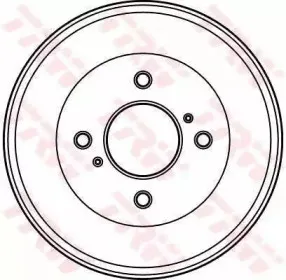 DB4047 TRW Тормозной барабан DB4047 TRW Тормозной барабан