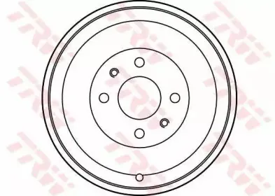 DB4210 TRW Тормозной барабан DB4210 TRW Тормозной барабан