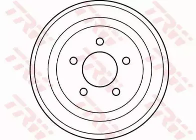 DB4287 TRW Тормозной барабан DB4287 TRW Тормозной барабан