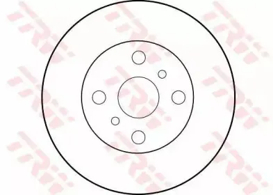 DF1409 TRW Тормозной диск DF1409 TRW Тормозной диск