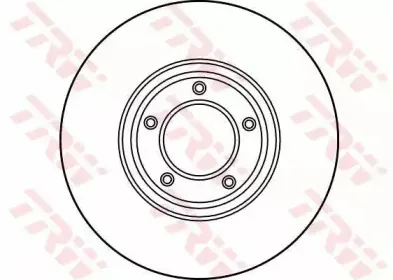 DF1642 TRW Тормозной диск DF1642 TRW Тормозной диск