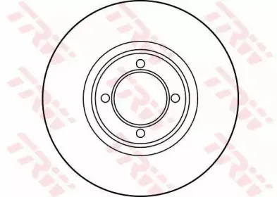 DF1679 TRW Тормозной диск DF1679 TRW Тормозной диск