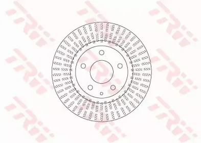 DF6731 TRW Тормозной диск DF6731 TRW Тормозной диск