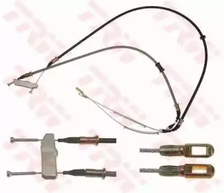 GCH2086 TRW Трос, стояночная тормозная система GCH2086 TRW Трос, стояночная тормозная система