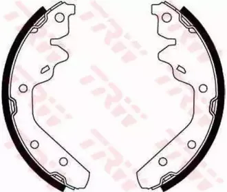 GS8644 TRW Комплект тормозных колодок GS8644 TRW Комплект тормозных колодок