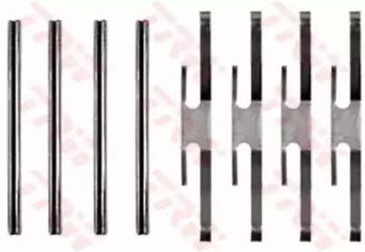 PFK174 TRW Комплектующие, колодки дискового тормоза PFK174 TRW Комплектующие, колодки дискового тормоза