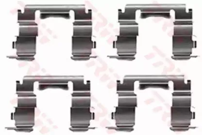 PFK308 TRW Комплектующие, колодки дискового тормоза PFK308 TRW Комплектующие, колодки дискового тормоза