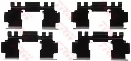 PFK476 TRW Комплектующие, колодки дискового тормоза PFK476 TRW Комплектующие, колодки дискового тормоза