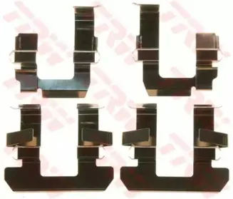 PFK600 TRW Комплектующие, колодки дискового тормоза PFK600 TRW Комплектующие, колодки дискового тормоза