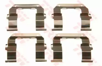 PFK604 TRW Комплектующие, колодки дискового тормоза PFK604 TRW Комплектующие, колодки дискового тормоза