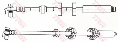 PHD1065 TRW Тормозной шланг PHD1065 TRW Тормозной шланг