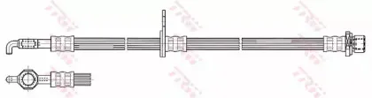 PHD533 TRW Тормозной шланг PHD533 TRW Тормозной шланг