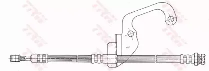 PHD628 TRW Тормозной шланг PHD628 TRW Тормозной шланг