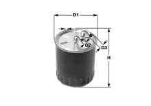DN2708 CLEAN FILTERS Топливный фильтр DN2708 CLEAN FILTERS Топливный фильтр