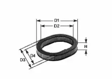 MA 593 CLEAN FILTERS Воздушный фильтр MA 593 CLEAN FILTERS Воздушный фильтр