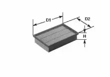 MA 658 CLEAN FILTERS Воздушный фильтр MA 658 CLEAN FILTERS Воздушный фильтр