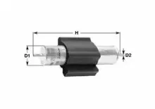 MG1606 CLEAN FILTERS Топливный фильтр MG1606 CLEAN FILTERS Топливный фильтр