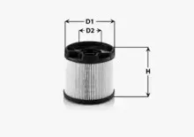 MG 080 CLEAN FILTERS Топливный фильтр MG 080 CLEAN FILTERS Топливный фильтр