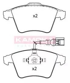 JQ101213 KAMOKA Комплект тормозных колодок, дисковый тормоз JQ101213 KAMOKA Комплект тормозных колодок, дисковый тормоз