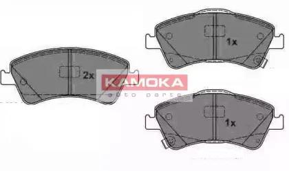 JQ1018094 KAMOKA Комплект тормозных колодок, дисковый тормоз JQ1018094 KAMOKA Комплект тормозных колодок, дисковый тормоз