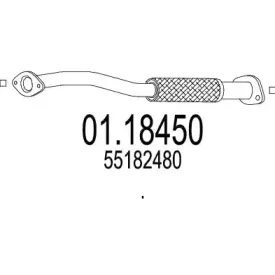 01.18450 MTS Труба выхлопного газа 01.18450 MTS Труба выхлопного газа
