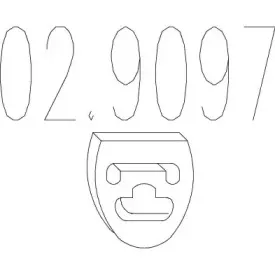 02.9097 MTS Буфер, глушитель 02.9097 MTS Буфер, глушитель