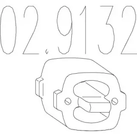 02.9132 MTS Буфер, глушитель 02.9132 MTS Буфер, глушитель