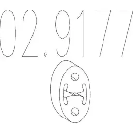 02.9177 MTS Буфер, глушитель 02.9177 MTS Буфер, глушитель