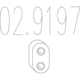 02.9197 MTS Буфер, глушитель 02.9197 MTS Буфер, глушитель