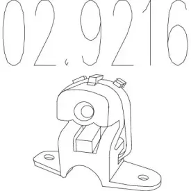 02.9216 MTS Буфер, глушитель 02.9216 MTS Буфер, глушитель