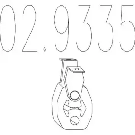 02.9335 MTS Буфер, глушитель 02.9335 MTS Буфер, глушитель