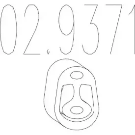 02.9371 MTS Буфер, глушитель 02.9371 MTS Буфер, глушитель