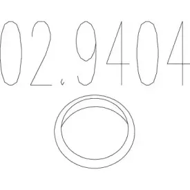02.9404 MTS Уплотнительное кольцо, труба выхлопного газа 02.9404 MTS Уплотнительное кольцо, труба выхлопного газа