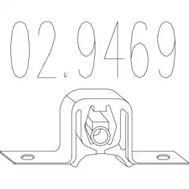 02.9469 MTS Буфер, глушитель 02.9469 MTS Буфер, глушитель