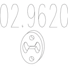 02.9620 MTS Буфер, глушитель 02.9620 MTS Буфер, глушитель