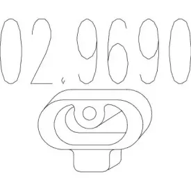 02.9690 MTS Буфер, глушитель 02.9690 MTS Буфер, глушитель